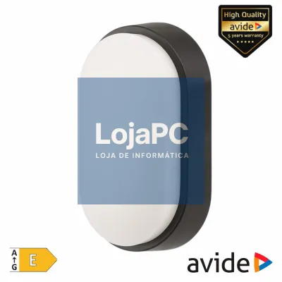Aplique LED Oval CCT 14W 1700lm IP65 AVIDE