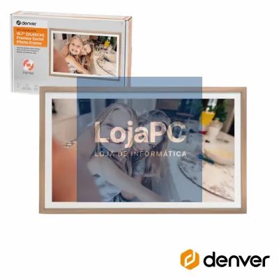 Moldura Digital FRAMEO 31.5" Madeira Wi-Fi DENVER