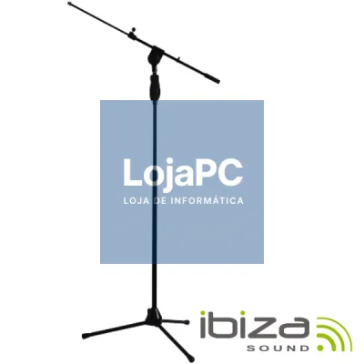 SUPORTE P/ MICROFONE UNIVERSAL PRETO IBIZA