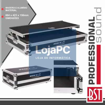 MALA TRANSPORTE DJ P/ CONTROLADOR DDJ SX2 + PORTÁTIL BST
