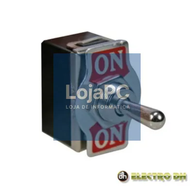 COMUTADOR UNIPOLAR DE ALAVANCA ON-ON 10A / 250V EDH