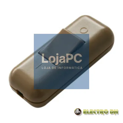 INTERRUPTOR DE PASSAGEM BIPOLAR 2A 250V DOURADO EDH