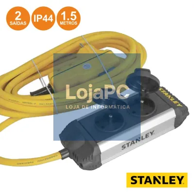 TOMADA ELÉTRICA C/ 2 SAÍDAS RCD 1.5M IP44 STANLEY