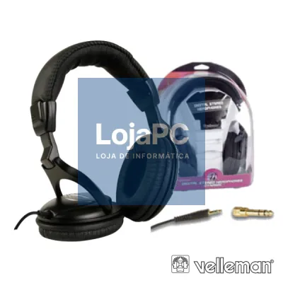 AUSCULTADORES STEREO DELUXE DIGITAL VELLEMAN