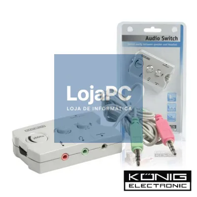 COMUTADOR DE ÁUDIO KONIG