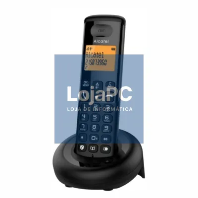Telefone S/ Fios C/ Bloqueio de Chamadas Preto ALCATEL