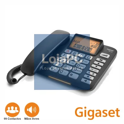 Telefone Fixo DL580 Preto GIGASET