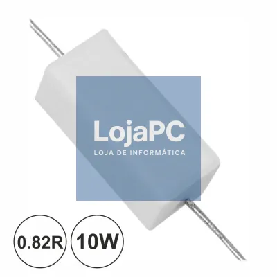 RESISTÊNCIA BOBINADA 0.82R 10W
