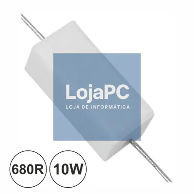 RESISTÊNCIA BOBINADA 680R 10W