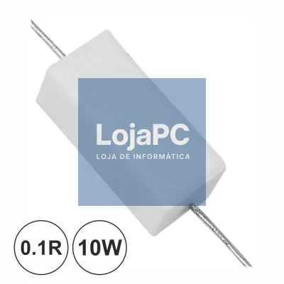 RESISTÊNCIA BOBINADA 0.1R 10W