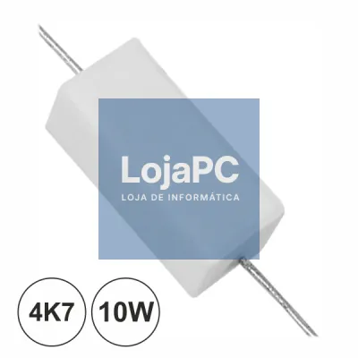 RESISTÊNCIA BOBINADA 4K7 10W