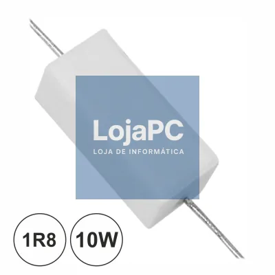 RESISTÊNCIA BOBINADA 1R8 10W