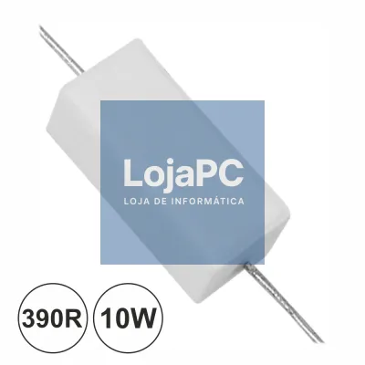 RESISTÊNCIA BOBINADA 390R 10W