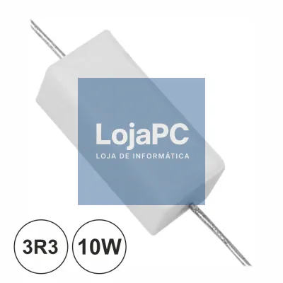RESISTÊNCIA BOBINADA 3R3 10W