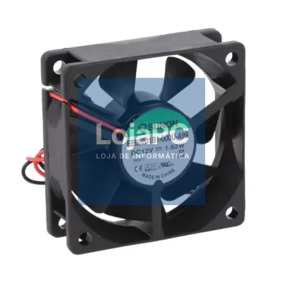 Ventoinha 12VDC 60x60x20mm 2 Fios EE60201B1-000U-A99 SUNON