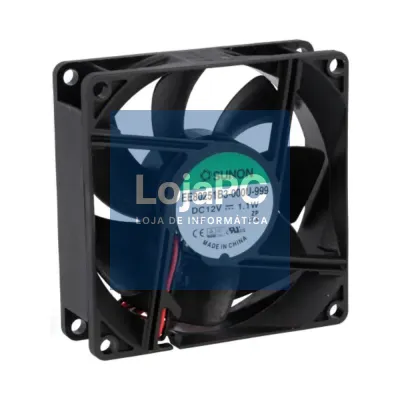 Ventoinha 12VDC 80x80x25mm 2 Fios EE80251B3-000U-999 SUNON
