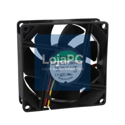 Ventoinha 12VDC 80x80x25mm 3 Fios EE80251B1-000U-G99 SUNON