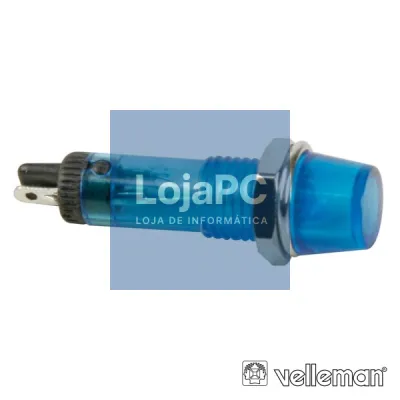 LUZ PILOTO REDONDO AZUL 8MM 12V VELLEMAN