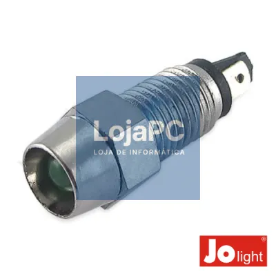 LED 5MM ALTO BRILHO VERDE C/SUPORTE METALICO JOLIGHT