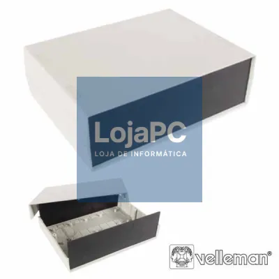 CAIXA DE PLÁSTICO CINZA 250x190x80MM