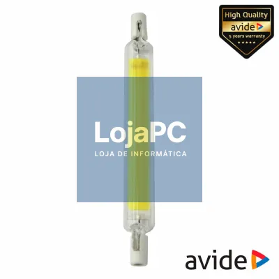 Lâmpada R7S 13W 230V LED COB 118mm 3000K 1100lm AVIDE
