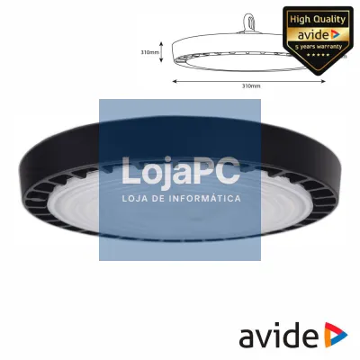 Campânula LED 200W 5000K IP65 22000LM AVIDE