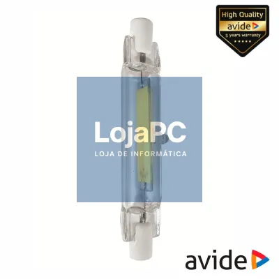 Lâmpada LED COB R7S 78mm 5W 3000K AVIDE