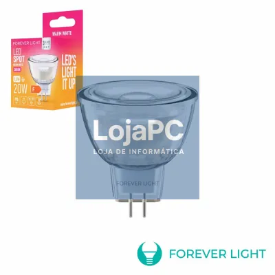 Lâmpada LED G4 MR11 2.2W 12V 3000K 195lm FOREVER
