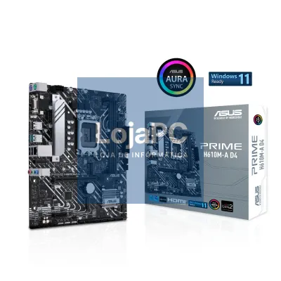 ASUS PRIME H610M-A D4 LGA1700 DDR4 mATX MB