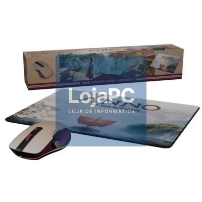 LEXIP X UBISOFT ANNO 117 Bundle Flex Pro-Air Mouse + Mousepad