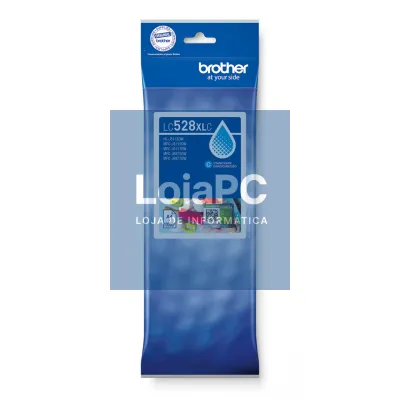 BROTHER LC528XLC Cyan Ink Cartridge HLJ5113DW MFCJ5115DW MFCJ6975DW