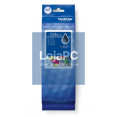 BROTHER LC528BK Black Ink Cartridge HLJ5113DW MFCJ5010DW MFCJ5110DW MFCJ5115DW MFCJ6760DW MFCJ6960DW MFCJ6975DW