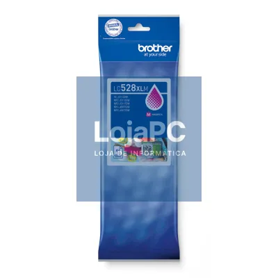 BROTHER LC528M Magenta Ink Cartridge HLJ5113DW MFCJ5010DW MFCJ5110DW MFCJ5115DW MFCJ6760DW MFCJ6960DW MFCJ6975DW
