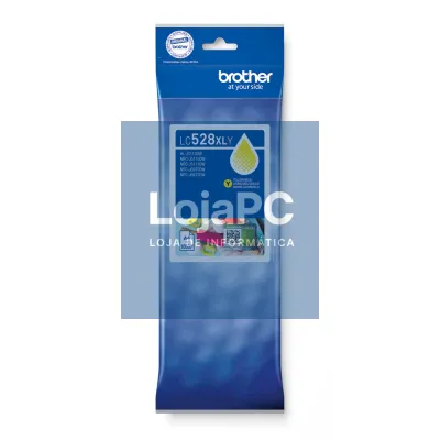 BROTHER LC528Y Yellow Ink Cartridge HLJ5113DW MFCJ5010DW MFCJ5110DW MFCJ5115DW MFCJ6760DW MFCJ6960DW MFCJ6975DW