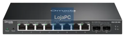 TP-LINK Omada 8-Port 2.5G BASE-T Easy Managed Switch with 2 10GE SFP+ Slots
