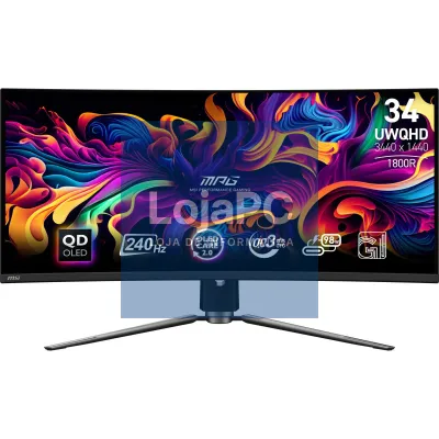 MSI MPG 341CQPX 34INCH QD-OLED 240Hz 0.03ms DP HDMI USB