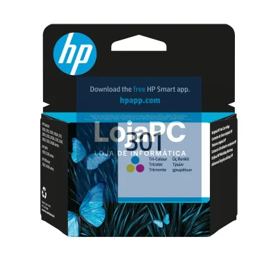 HP 301 Tri-Color Original Ink Cartridge