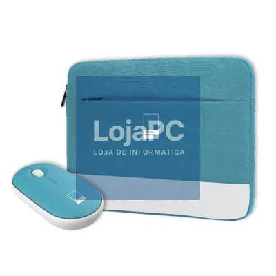 Celly Kit Sleeve Pantone + rato 15,6" Azul