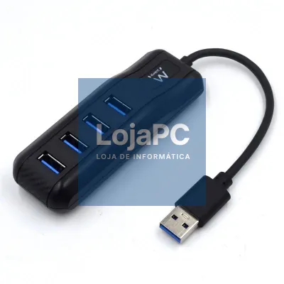 EWENT EW1138 Hub 4 Portas USB 3.1 Gen1 (USB 3.0)
