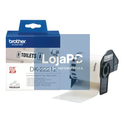 BROTHER P-Touch DK-22212 white continue length film 62mm x 15.24m