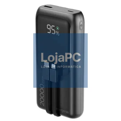 Gembird Powerbank com cabos 20W 20000 mAh