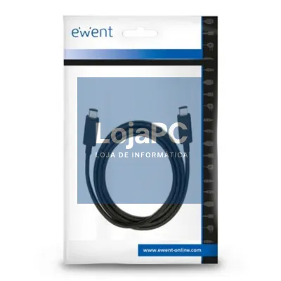 Ewent Cabo USB-C CARGA RÁPIDA 100W 20Gbps 4K 1m