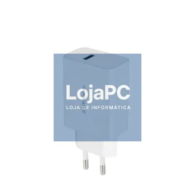 Nanocable Carregador 1 x USB 5V-2.1A Branco