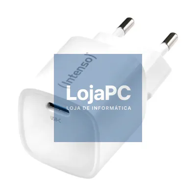 Intenso | Carregador parede GaN W30C² USB-C Branco