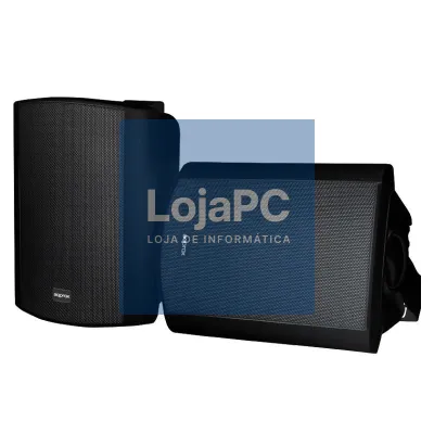 Approx Colunas Parede Dig.2x30W kit de mont preto