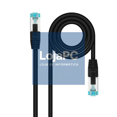 Nanocable Cabo de rede cat. 7 LSZH/SFTP 1M Preto