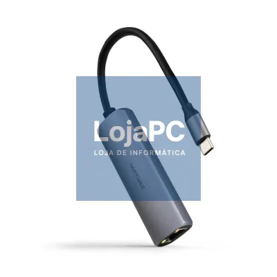 Nanocable Conversor USB-C Ethernet carga PD