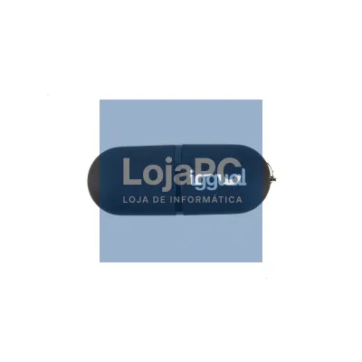 iggual Pen USB 2.0 16GB PEN16 preto com tapa