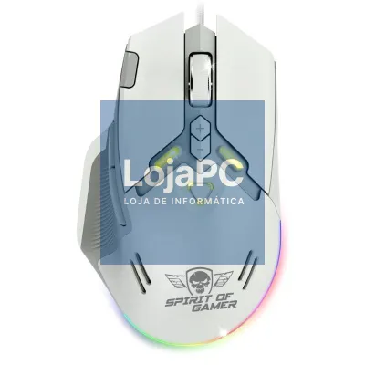 Spirit of Gamer Rato Elite M60 Branco RGB