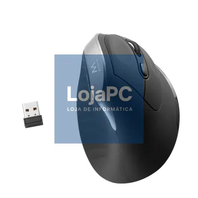 EWENT Rato ergonomico sem fios 2400Dpi